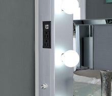 Load image into Gallery viewer, BELLADONNA Mirror w/ USB, Power, Light, Silver