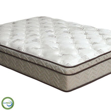 Load image into Gallery viewer, Lilium White/Brown 13&quot; Euro Pillow Top Mattress, E.King