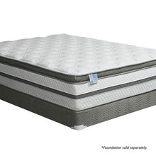 Load image into Gallery viewer, SIDDALEE White/Gray 16&quot; Euro Pillow Top Mattress, E.King