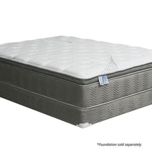 Load image into Gallery viewer, STORMIN White/Gray 13" Euro Pillow Top Mattress, Queen