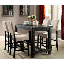 Load image into Gallery viewer, Sania III Antique Black 60" Counter Ht. Table