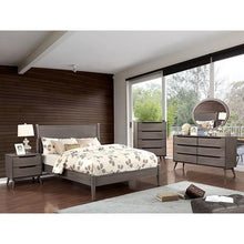 Load image into Gallery viewer, Lennart Gray Cal.King, E.king, &amp; Queen Bed