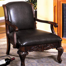 Load image into Gallery viewer, Sheffield Antique Dark Cherry Accent Chair