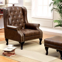 Load image into Gallery viewer, VAUGH Rustic Brown Accent Chair