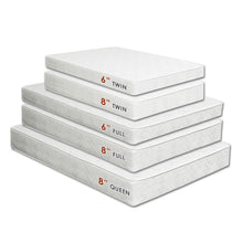 Load image into Gallery viewer, Daisy White 6" Bunkie Board Combo Mattress, Twin