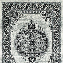 Load image into Gallery viewer, Serang Gray/Black 5&#39; X 7&#39; Area Rug