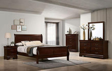 Load image into Gallery viewer, Louis Philippe Full, Twin, Full, &amp; King Bed Black, Grey, Brown &amp; White