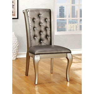 Amina Champagne Dining Table