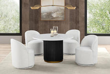 Load image into Gallery viewer, Varde 5 Pc Dining Table Set White