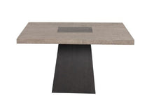 Load image into Gallery viewer, Broager 5 Pc Dining Table Set (White Caster Chairs) Walnut