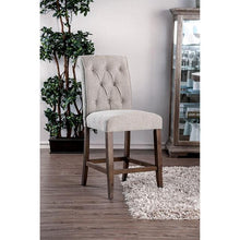 Load image into Gallery viewer, Sania III Beige/Rustic Oak Counter Ht. Chair (2/CTN)