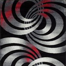 Load image into Gallery viewer, Serang Gray/Red 5&#39; X 7&#39; Area Rug