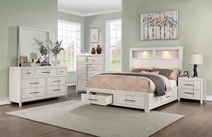 Berenice Mirror Espresso, Beige, & Brown