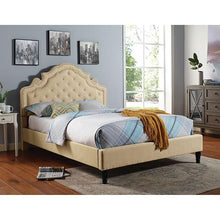 Load image into Gallery viewer, Aubree Bed Beige