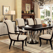 Load image into Gallery viewer, Ornette Espresso/Champagne Dining Table