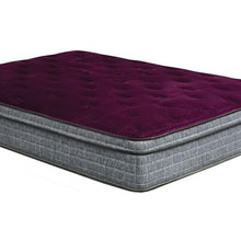 Load image into Gallery viewer, Purple/Grey 13&quot; Euro Pillow Top Mattress Non-Flip, Full