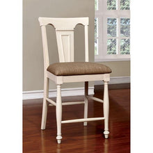Load image into Gallery viewer, SABRINA Off White/Cherry Ctr.Ht. Chair, Cherry &amp; White (2/CTN)