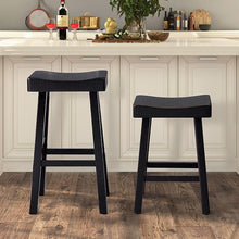 Load image into Gallery viewer, Biasca 24&quot; Stool (2/CTN) White, Brown, &amp; Black