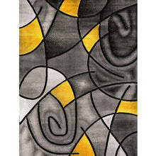 Load image into Gallery viewer, Sivas Charcoal Yellow 8&#39; X 10&#39; Area Rug