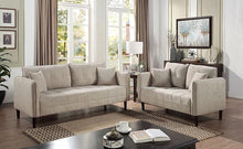 Load image into Gallery viewer, LYNDA Sofa w/ Pillows, Light Gray