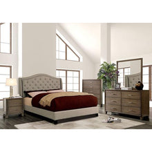 Load image into Gallery viewer, Carly Cal.King, E.King, Full, &amp; Queen Bed Grey &amp; Brown