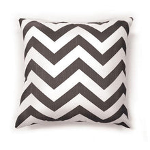 Load image into Gallery viewer, ZOE 18&quot; X 18&quot; Pillow, Gray Chevron (2/CTN)