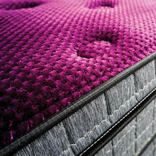 Load image into Gallery viewer, Purple/Grey 13&quot; Euro Pillow Top Mattress Non-Flip, Full