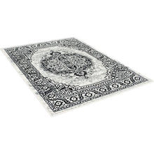 Load image into Gallery viewer, Serang Gray/Black 5&#39; X 7&#39; Area Rug