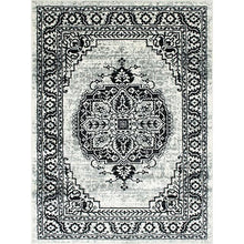 Load image into Gallery viewer, Serang Gray/Black 5&#39; X 7&#39; Area Rug