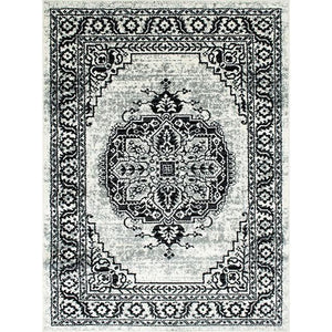Serang Gray/Black 5' X 7' Area Rug