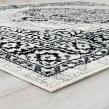 Load image into Gallery viewer, Serang Gray/Black 5&#39; X 7&#39; Area Rug