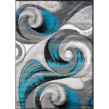 Load image into Gallery viewer, Niksar Turquoise 5&#39; X 7&#39; Area Rug