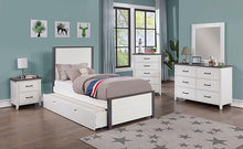 Load image into Gallery viewer, PRIAM Night Stand, White/Gray