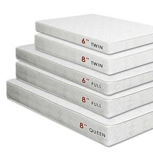 Load image into Gallery viewer, Daisy White 6" Bunkie Board Combo Mattress, Full