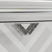 Load image into Gallery viewer, EMMELINE Night Stand w/ USB, White