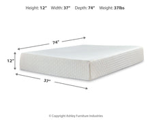 Load image into Gallery viewer, Chime 12 Inch Memory Foam Mattress in a Box