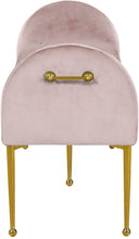 Load image into Gallery viewer, Owen Pink Velvet Bench