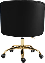 Load image into Gallery viewer, Arden Black Velvet Office Chair