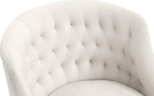 Load image into Gallery viewer, Arden Cream Velvet Office Chair
