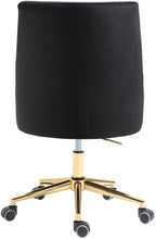 Load image into Gallery viewer, Karina Black Velvet Office Chair