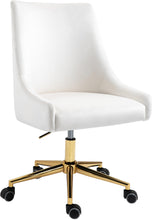 Load image into Gallery viewer, Karina Cream Velvet Office Chair