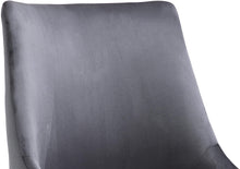 Load image into Gallery viewer, Karina Grey Velvet Office Chair