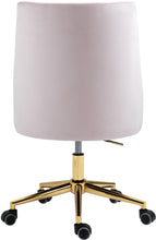 Load image into Gallery viewer, Karina Pink Velvet Office Chair