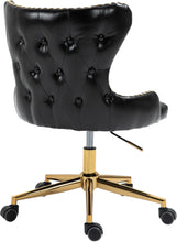 Load image into Gallery viewer, Hendrix Black Faux Leather Office Chair