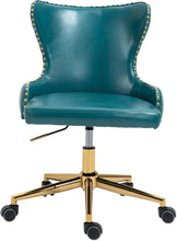 Load image into Gallery viewer, Hendrix Blue Faux Leather Office Chair