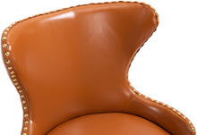 Load image into Gallery viewer, Hendrix Cognac Faux Leather Office Chair