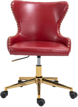 Load image into Gallery viewer, Hendrix Red Faux Leather Office Chair