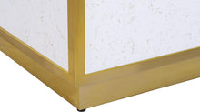 Load image into Gallery viewer, Glitz White Faux Marble Coffee Table