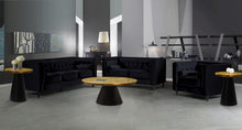 Load image into Gallery viewer, Martini Brushed Gold/Matte Black Coffee Table
