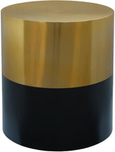 Load image into Gallery viewer, Sun Black / Gold End Table